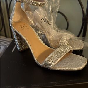 Silver Bling Shoes -Women’s size 8